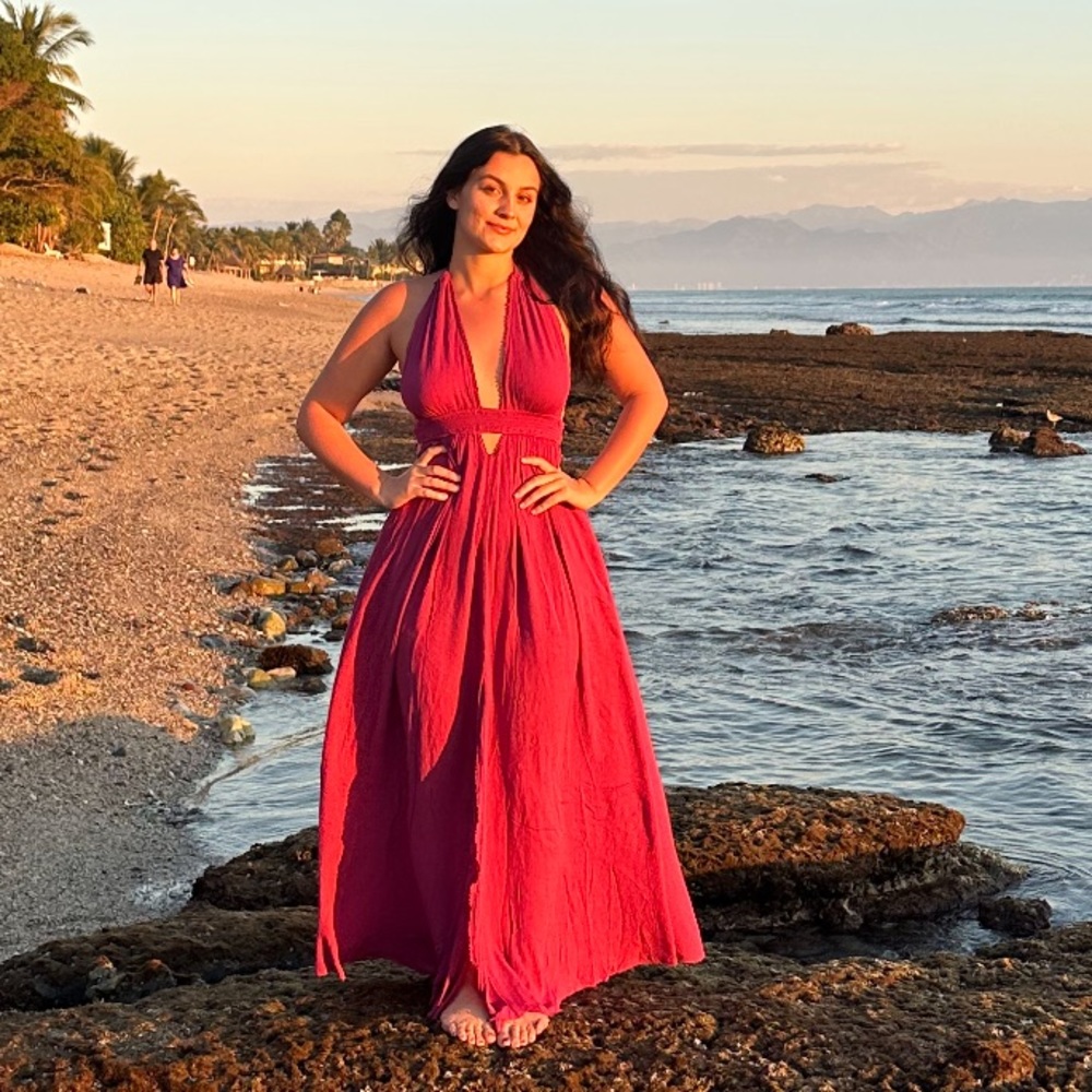 Free People maxi dress.